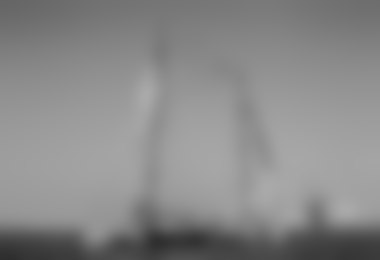 Weltweit Erste Highline zwischen 2 Ocean Race Segelbooten in Abu Dhabi © Ainhoa Sanchez/Volvo Ocean Race